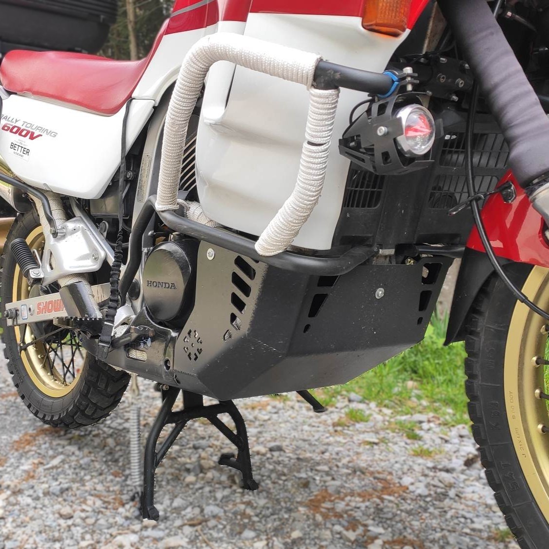 Skid plate Honda Transalp XL600V (Black) - Image 4