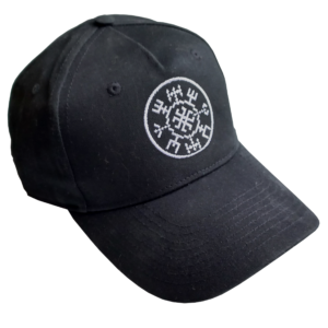 Cap with Curonian Moto logo (Black)