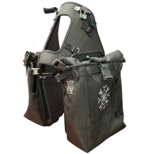 Rackless soft luggage system 60L+ (Black)