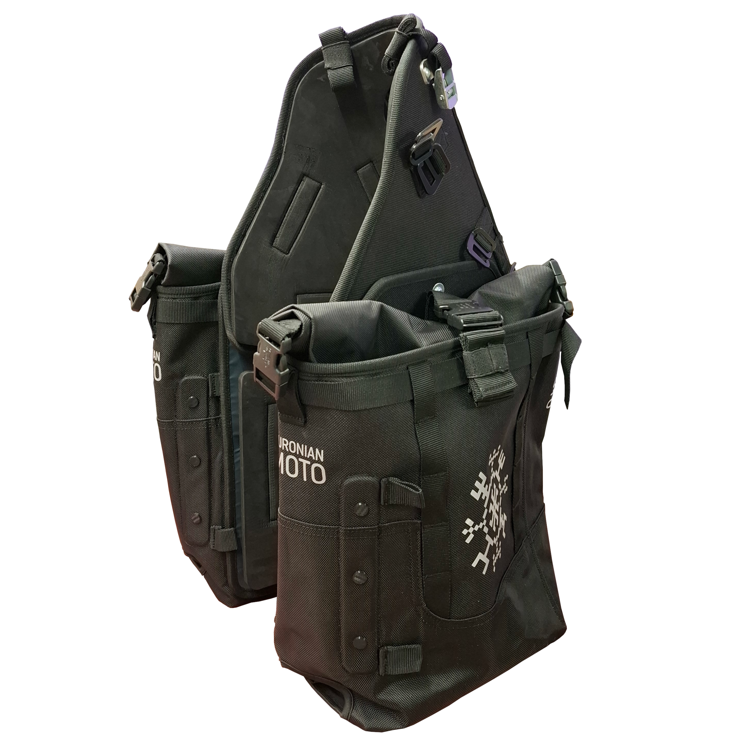 Rackless soft luggage system 60L+ (Black) - Image 2
