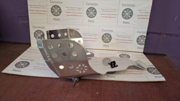 Skid plate Honda Dominator NX650 (Polished) - Image 3