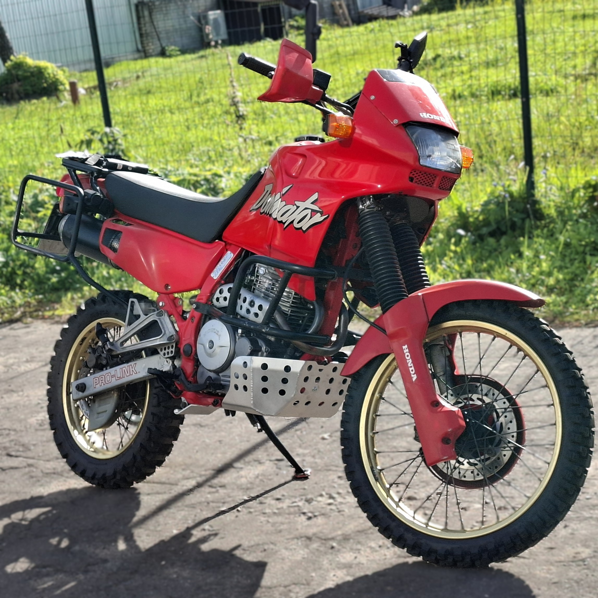 Skid plate Honda Dominator NX650 (Polished) - Image 5