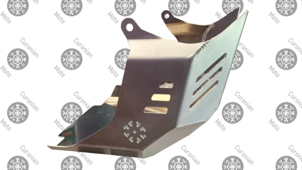 Skid plate Honda Transalp XL700V (Polished) - Image 5