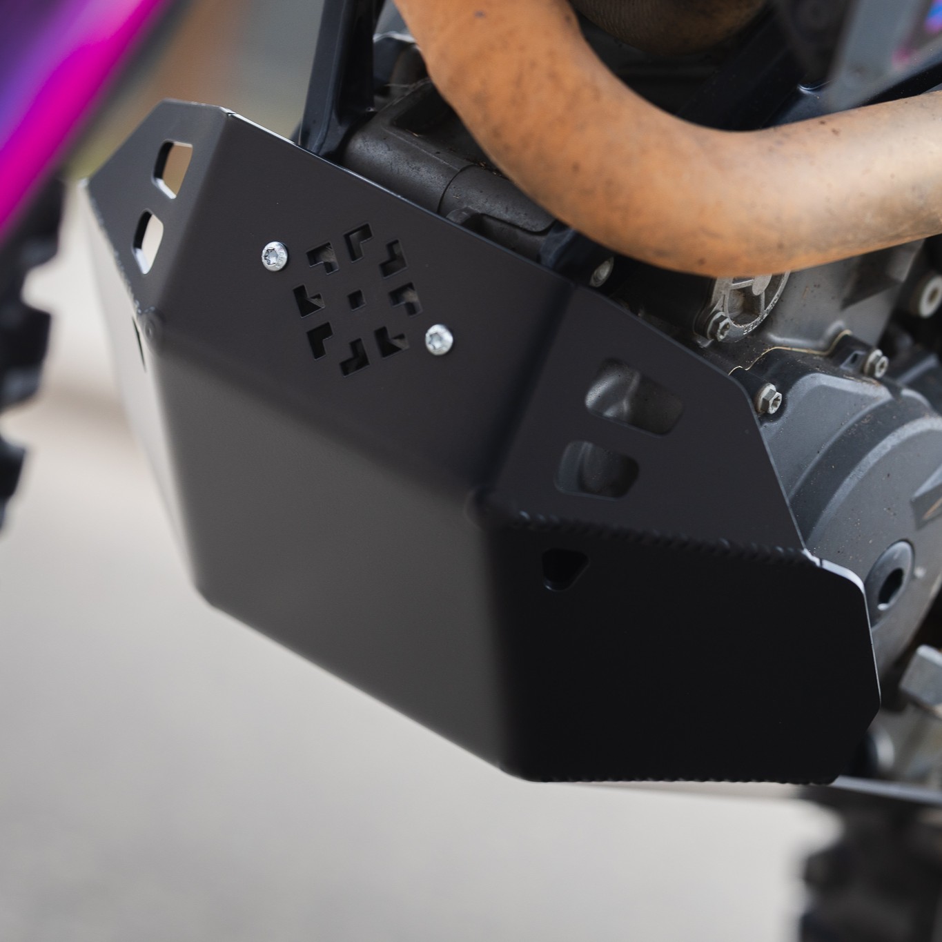 Skid Plate KTM690 / Husqvarna 701 / Gas Gas 700 Wide Version (Black) - Image 5