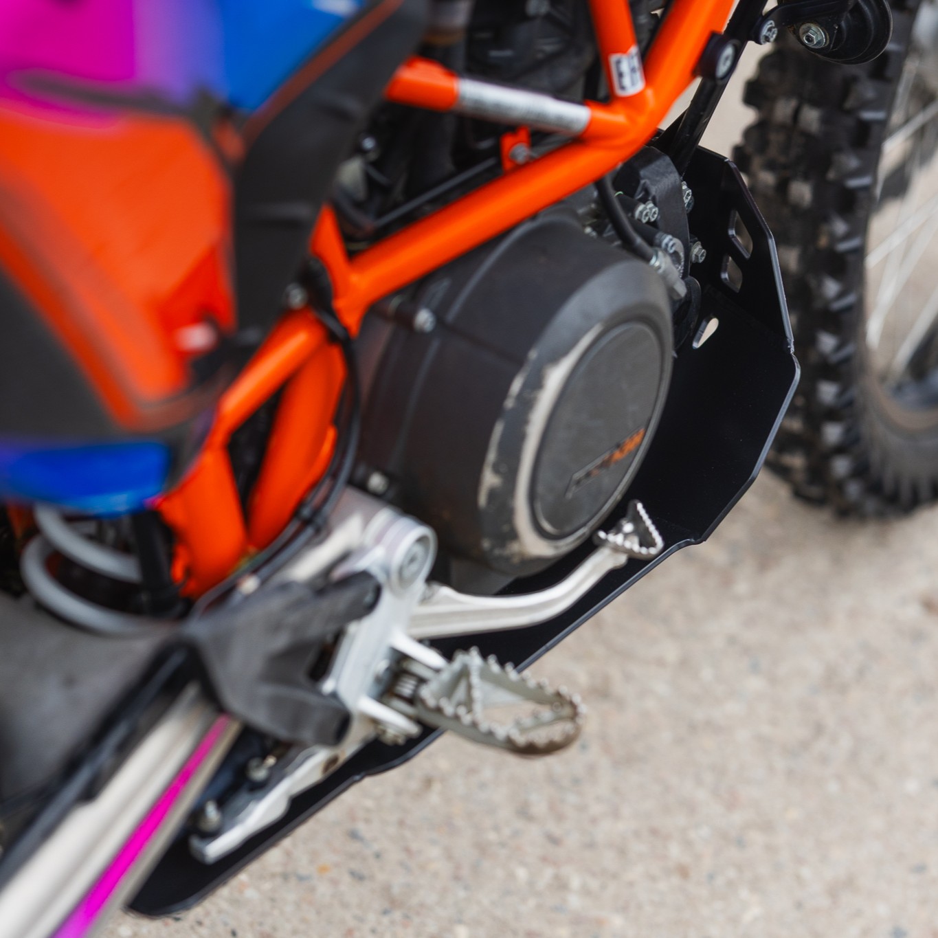 Skid Plate KTM690 / Husqvarna 701 / Gas Gas 700 Wide Version (Black) - Image 6