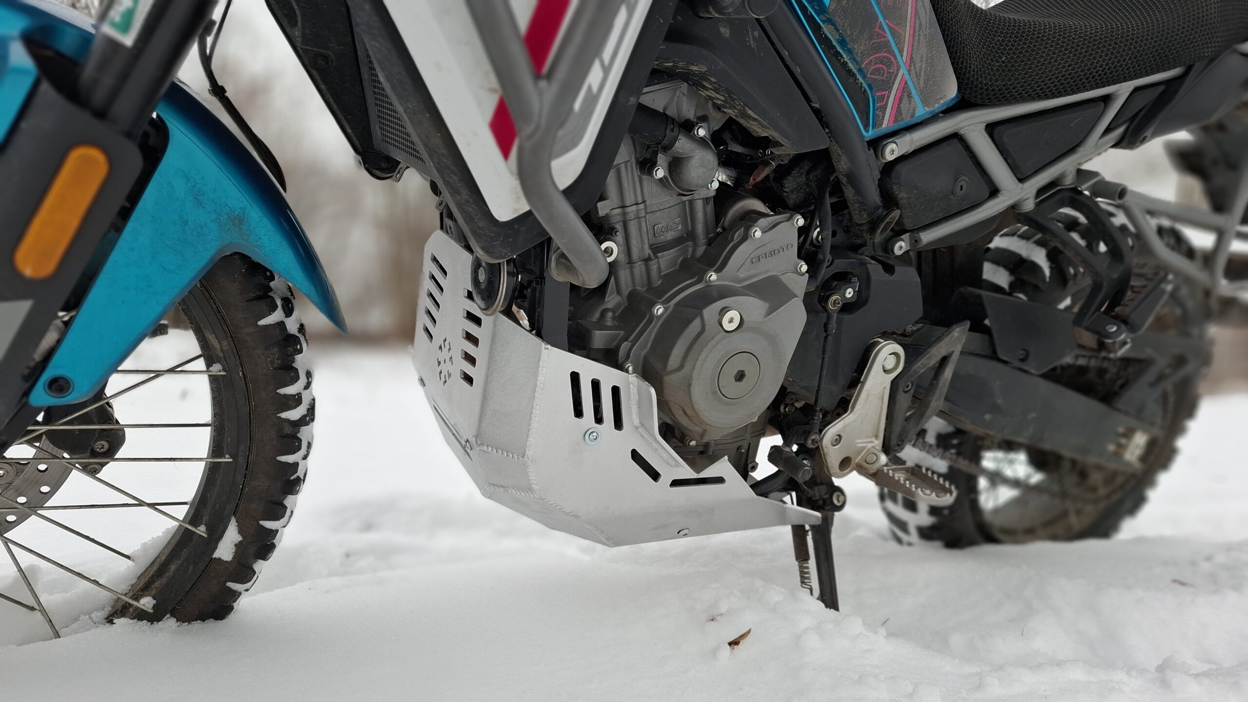 Skid Plate CF Moto 450 MT (Polished) - Image 8