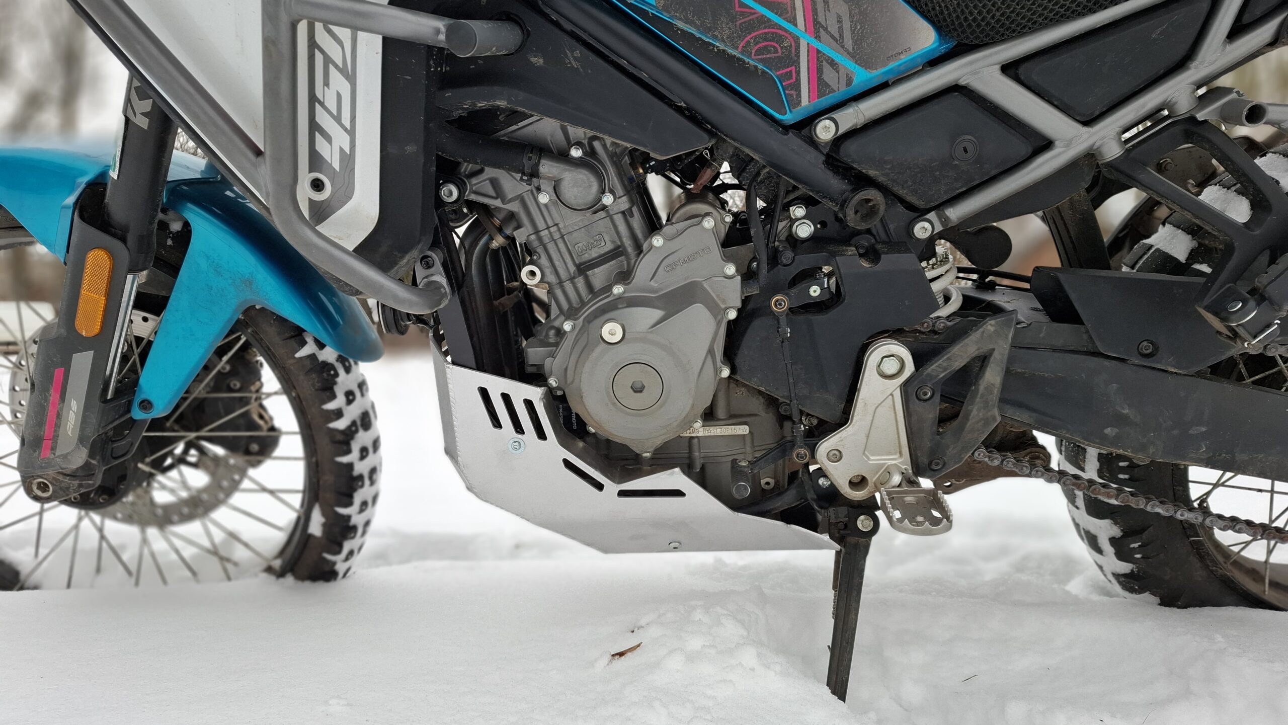 Skid Plate CF Moto 450 MT (Polished) - Image 9